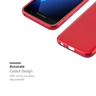 Samsung Galaxy A3 2017 Suojakuori Kotelo (Punainen)
