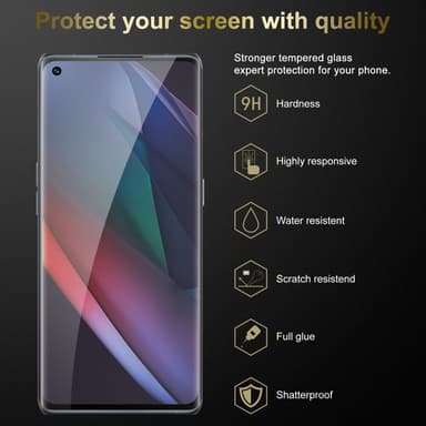 Oppo FIND X3 NEO Näytönsuoja Karkaistu lasi Suojakalvo