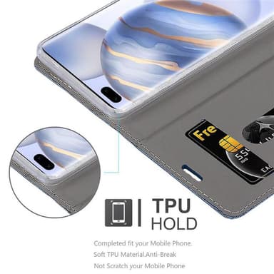 Honor 30 PRO Suojakuori Lompakkokotelo (Sininen)