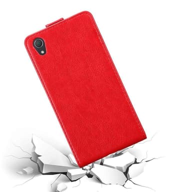 Sony Xperia Z2 Suojakuori Lompakkokotelo (Punainen)