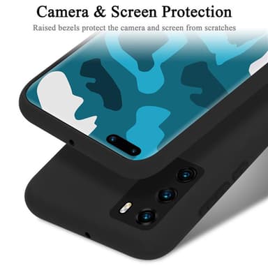Huawei P40 Suojakuori Kotelo Case (Musta)