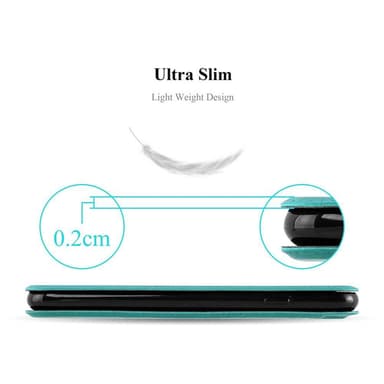 Lompakkokotelo Samsung Galaxy S9 PLUS Case (Turkoosi)