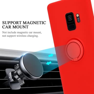 Samsung Galaxy S9 Suojakuori Kotelo (Punainen)