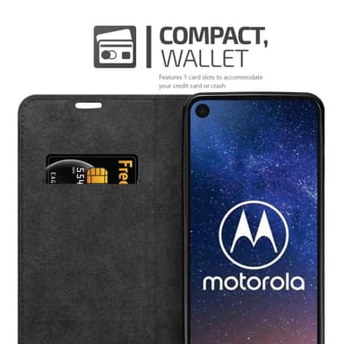 Motorola ONE VISION Suojakuori Lompakkokotelo