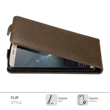Huawei MATE S Suojakuori Lompakkokotelo (Ruskea)