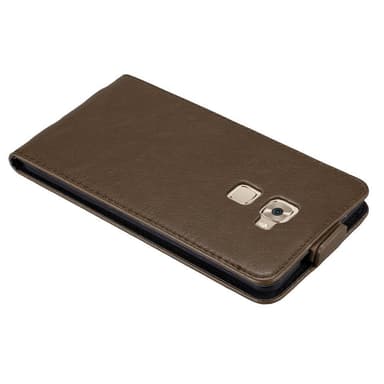 Huawei MATE S Suojakuori Lompakkokotelo (Ruskea)