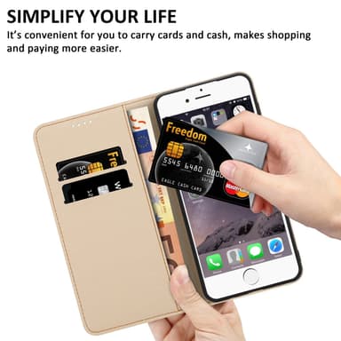 iPhone 6 / 6S Suojakuori Lompakkokotelo