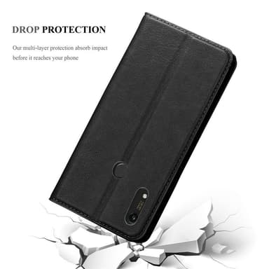Honor 8A 2020 Suojakuori Lompakkokotelo (Musta)