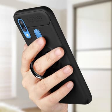 Samsung Galaxy A40 Suojakuori Kotelo (Musta)