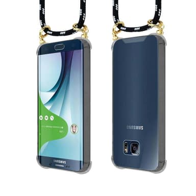 Samsung Galaxy S6 EDGE Suojakuori Kotelo (Musta)