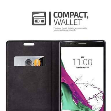 LG G4 / G4 PLUS Suojakuori Lompakkokotelo (Punainen)