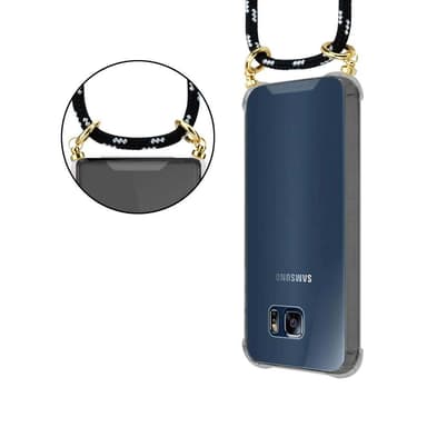 Samsung Galaxy S6 EDGE Suojakuori Kotelo (Musta)