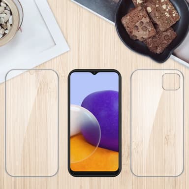 Samsung Galaxy A22 5G Suojakuori Cover (Läpinäkyvä)