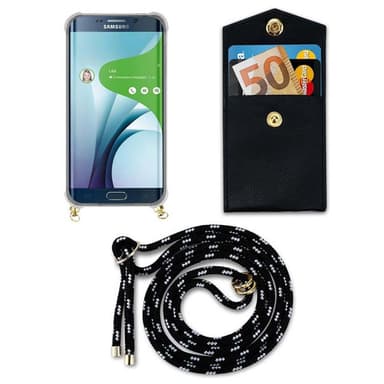 Samsung Galaxy S6 EDGE Suojakuori Kotelo (Musta)