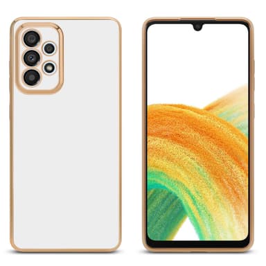 Samsung Galaxy A33 5G Suojakuori Cover (Valkoinen)