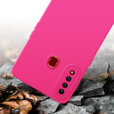 Samsung Galaxy A20s Suojakuori Kotelo (Vaaleanpunainen)