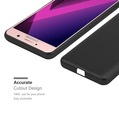 Samsung Galaxy A7 2017 Suojakuori Kotelo (Musta)