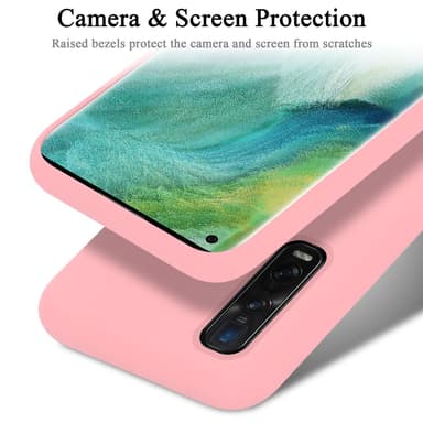 Oppo FIND X2 PRO Suojakuori Kotelo (Vaaleanpunainen)
