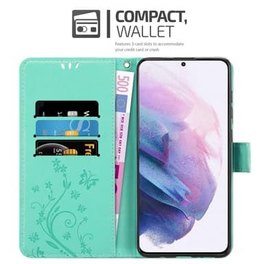 Samsung Galaxy S21 5G Suojakuori Lompakkokotelo