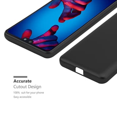 Huawei P20 Suojakuori Kotelo (Musta)