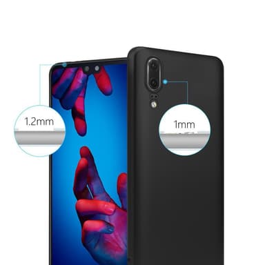 Huawei P20 Suojakuori Kotelo (Musta)