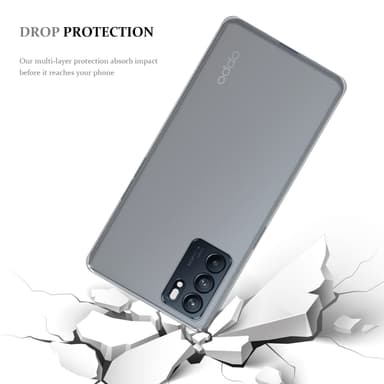 Oppo Reno6 5G Suojakuori Kotelo (Läpinäkyvä)