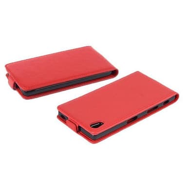 Sony Xperia Z5 Suojakuori Lompakkokotelo (Punainen)