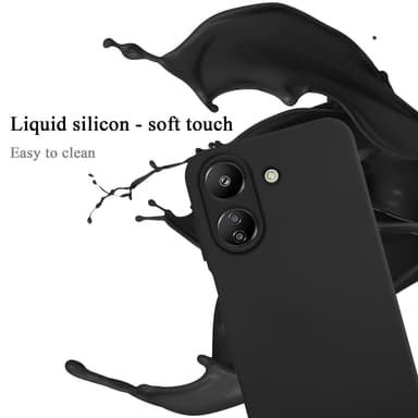 Xiaomi Redmi 13C Suojakuori Kotelo Case (Musta)