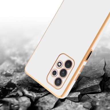 Samsung Galaxy A32 5G Suojakuori Cover (Valkoinen)