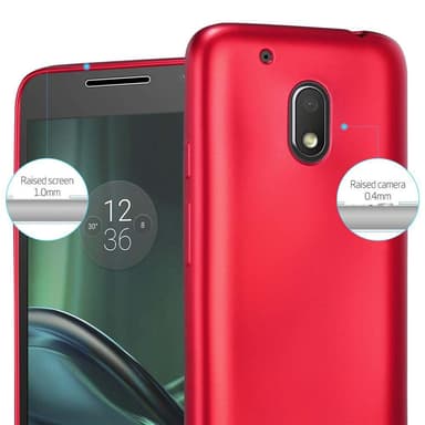 Motorola MOTO G4 PLAY Suojakuori Kotelo (Punainen)