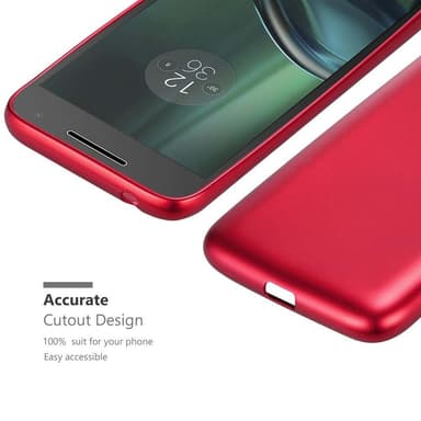 Motorola MOTO G4 PLAY Suojakuori Kotelo (Punainen)