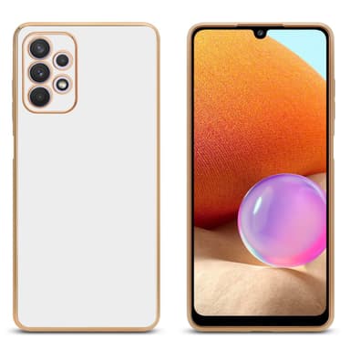 Samsung Galaxy A32 5G Suojakuori Cover (Valkoinen)