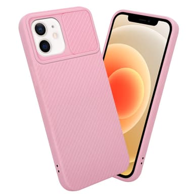 iPhone 12 Suojakuori Kotelo (Vaaleanpunainen)
