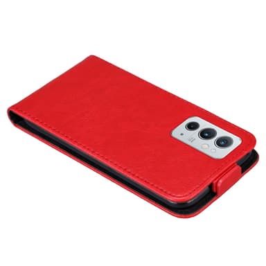 OnePlus 9RT 5G Suojakuori Lompakkokotelo (Punainen)