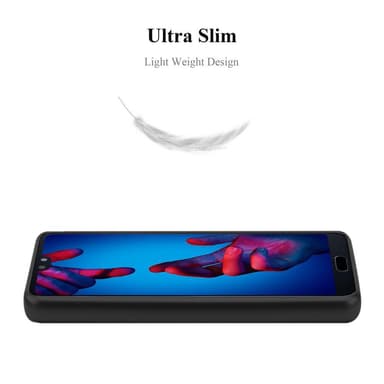 Huawei P20 Suojakuori Kotelo (Musta)