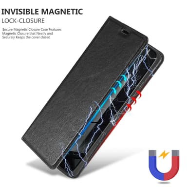 Realme GT Neo 3 Suojakuori Lompakkokotelo (Musta)