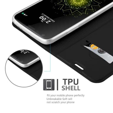 Suojakuori LG G5 Lompakkokotelo (Musta)