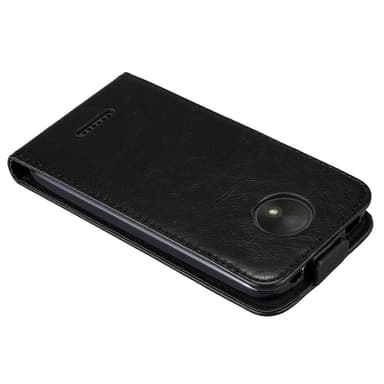 Motorola MOTO C PLUS Suojakuori Lompakkokotelo (Musta)