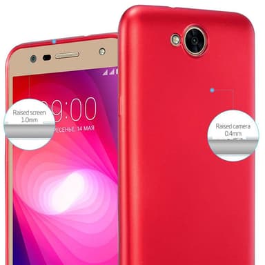 LG X POWER 2 Suojakuori Kotelo (Punainen)