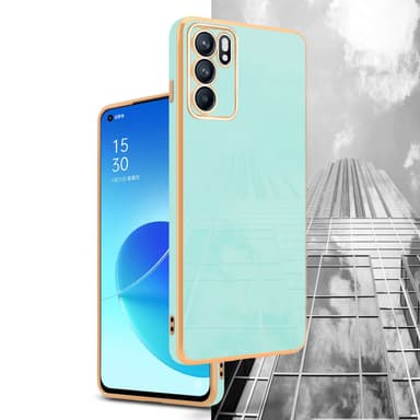 Oppo Reno6 5G Suojakuori Case Cover (Green)