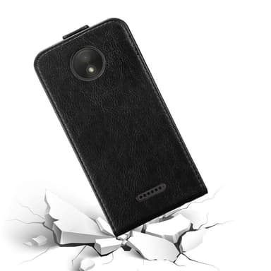 Motorola MOTO C PLUS Suojakuori Lompakkokotelo (Musta)
