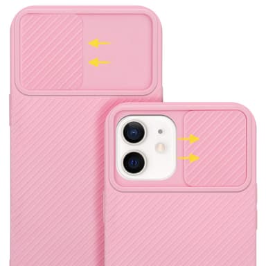 iPhone 12 Suojakuori Kotelo (Vaaleanpunainen)
