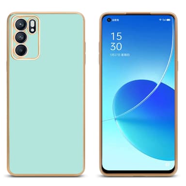 Oppo Reno6 5G Suojakuori Case Cover (Green)