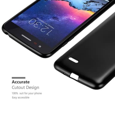 LG K8 2017 Suojakuori Kotelo (Musta)