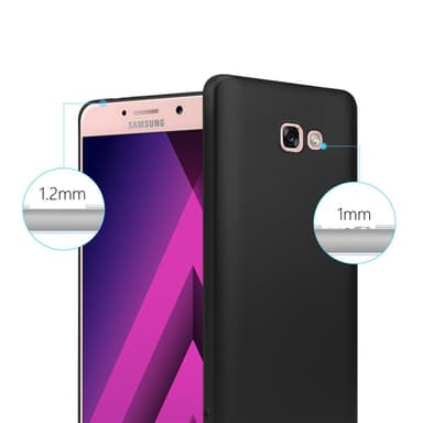 Samsung Galaxy A7 2017 Suojakuori Kotelo (Musta)