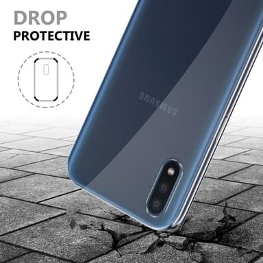 Samsung Galaxy A01 Suojakuori Cover (Läpinäkyvä)