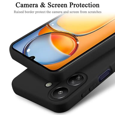 Xiaomi Redmi 13C Suojakuori Kotelo Case (Musta)