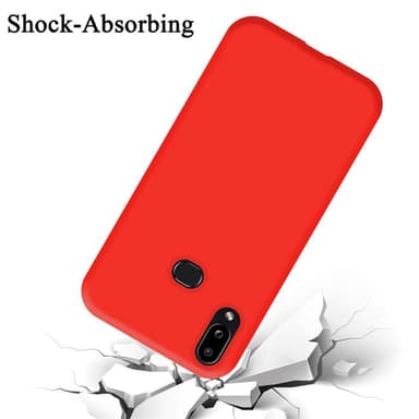 Samsung Galaxy A10s / M01s Suojakuori Kotelo (Punainen)