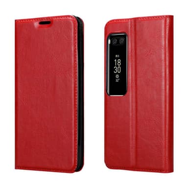 MEIZU PRO 7 Suojakuori Lompakkokotelo (Punainen)