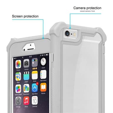 iPhone 6 / 6S Suojakuori Kotelo (harmaa)
